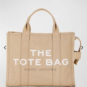 Marc Jacobs Beige Canvas Tote Bag